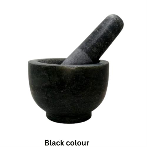 Polish Mortar L Size Black Colour - WN 0237