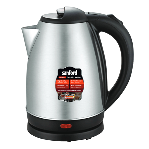 Sanford 1.8L Stainless Steel Matt Finish Electric Kettle - SF-3343EK