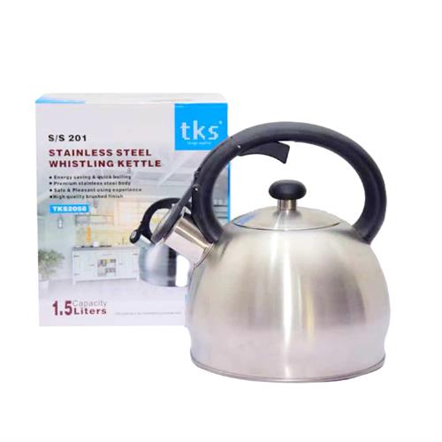 TKS Stainless Steel Silver Whistling Kettle - S2058-B