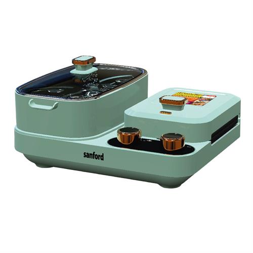 Sanford Multifunctional Food Maker Sandwich Maker I Grill I Soup I Fry I Egg Boiling I Steaming - SF9953SM