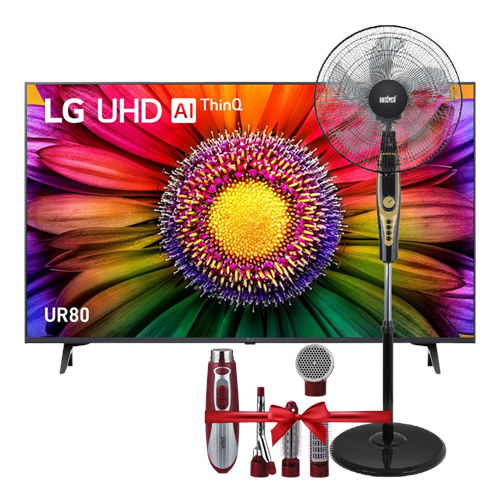 LG 65 Inch 4K Smart Television 65UR8050 + FREE Solar Cell Magic Remote (Latest Version) + Free Gifts