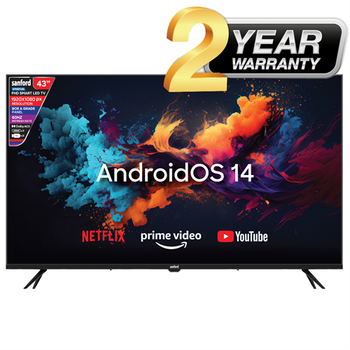 Sanford 43" FHD Smart Digital LED TV - SF9507LED (Two Year Warranty)