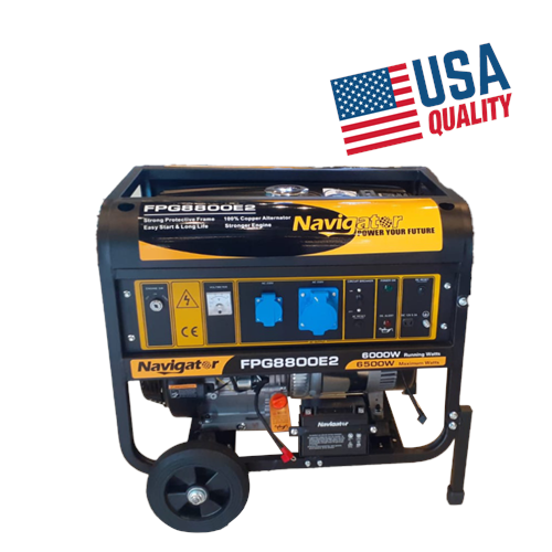 Navigator 6.5Kv High Efficient Generator (USA Quality with 100% Copper Wiring) - FPG8800E2