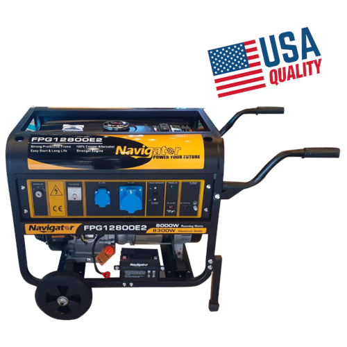 Navigator 8.3Kv High Efficient Generator (USA Quality with 100% Copper Wiring) - FPG12800E2