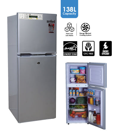 Sanford 138L Defrost Double Door Refrigerator -SF1720RF