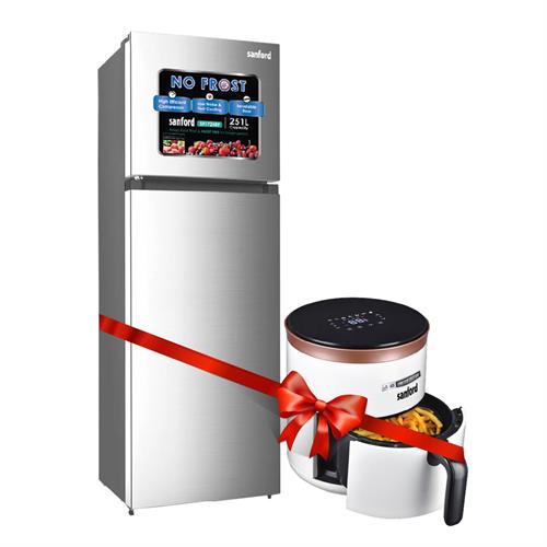 Sanford 400L No Frost Refrigerator - SF1726RF + Sanford 4L Digital Air Fryer - SF-2455AF