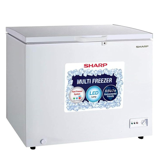 Sharp 250L Large Free Standing Chest Freezer - SCF-K250X-WH3