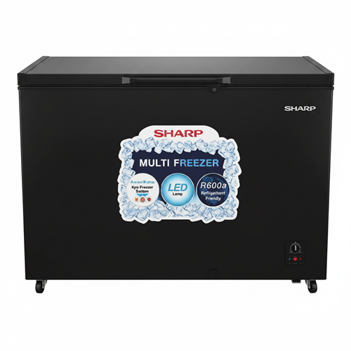 Sharp Chest Freezer 490 L (Black) - SCF-K490X-BK2