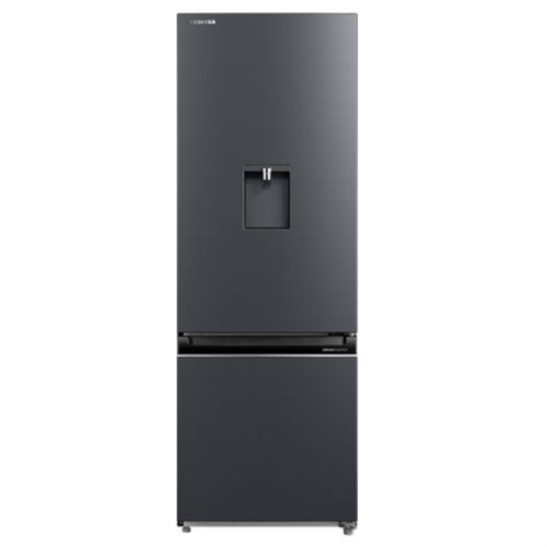 TOSHIBA 322L INVERTER BOTTOM FREEZER REFRIGERATOR + WD - GR-RB405WE-PMX