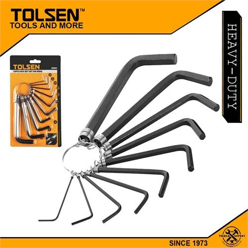 Tolsen 10pcs Hex Set On Ring - TOL20051