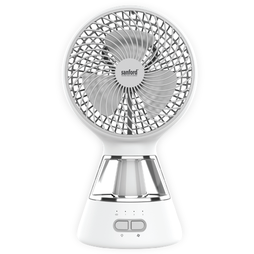 Sanford 2-in-1 Rechargeable Fan with Light - SF-6663MFN-LC