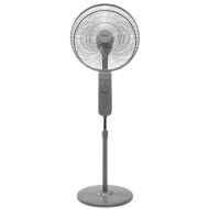 Abans Stormy Grey Stand Fan - Rust Free