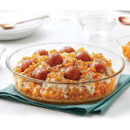 Borosil Round Glass Dish - 2L