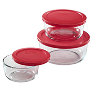 Pyrex 6 Piece Round Storage Set