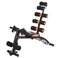 Quantum Fitness 85Kg Sit Up Machine - Black