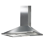 ELBA 60cm Chimney Cooker Hood - Silver