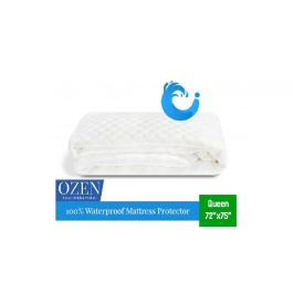 OZEN 100 Water Proof Mattress Protector - Size 72 X 75 Inches