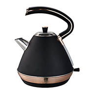 ABANS 1.7L Electric Stainless Steel Kettle Matte Black