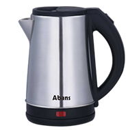 Abans 2.0L Electric Stainless Steel Kettle - Black and Sliver
