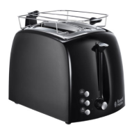 Russell Hobbs 850 Adjustable 2 Slice Toaster (Black)