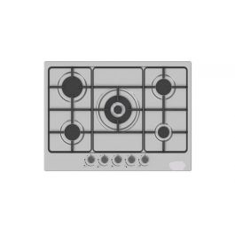 Abans 70CM Signature 5 Gas Hob Stainless Steel With Safety - Silver