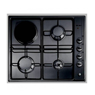 ELBA 30cm Hob 3 Gas + 1 Electric Plate - Black