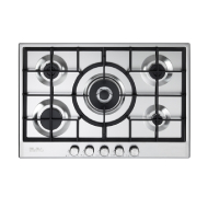 Elba 5 Burner Gas Hob 70CM - Black