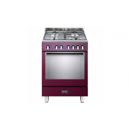 ELBA 60CM 4 Gas Burner Cooker with Gas Oven - Red