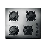 ELBA 60cm 4 Gas Burner Mirror Hob - Grey