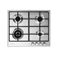 ELBA Elio 60cm 4 Gas Burner Hob - Silver