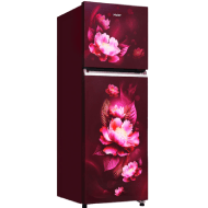 HAIER 240L No Frost Double Door Non-Inverter Refrigerator - Red Carnation