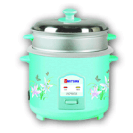 MITSHU 2.2L (1.2KG) Rice Cooker - Green