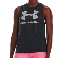 Under Armour Women's Sportstyle Graphic Tank (Black) - Size Large