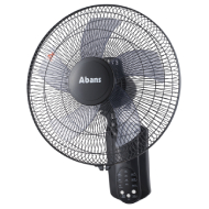 ABANS 16 Inch Wall Fan With Remote - Black