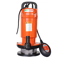 AGROMAX 1 Inch 0.75HP Submersible Pump Clean Water (Orange)