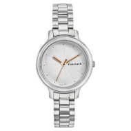 FASTRACK - White Dial Stainless Steel Strap Watch