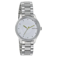 FASTRACK White Dial Stainless Steel Strap Watch