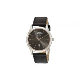 TITAN Workwear Watch with Anthracite Dial & Leather Strap - Gents