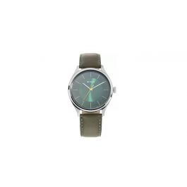 TITAN Workwear Watch with Green Dial & Leather Strap - Gents