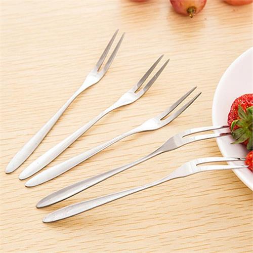 6pcs Stainless Steel Fruit Fork Set