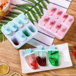 8 Hole Plastic Ice Cream Mould Ice Tray