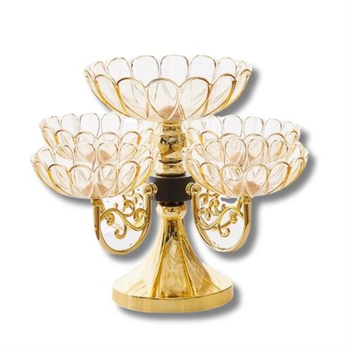 Rotating Crystal Fruit Serving Tray