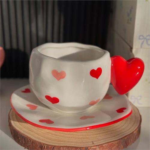 Mini Heart Ceramic Mug