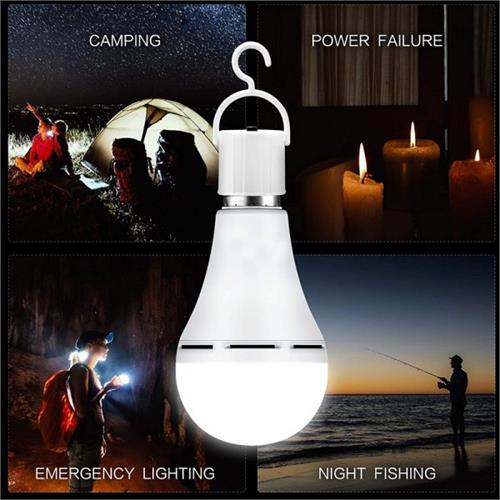 Rechargeable Emergency LED Bulb with Hanging Holder