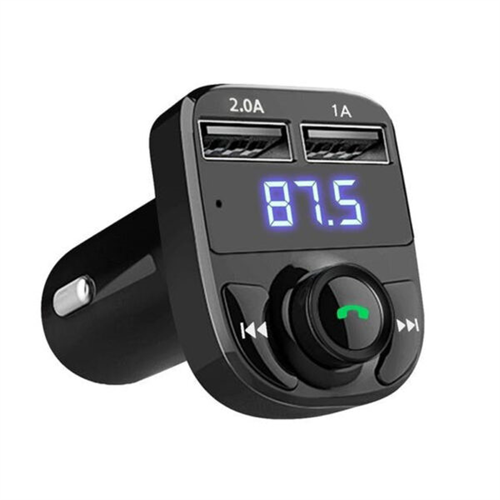 Generic X8 Multifunction Wireless Car MP3 Player Dual USB Charger