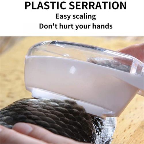 Fish Clean Scales with Cover Safe Scraping