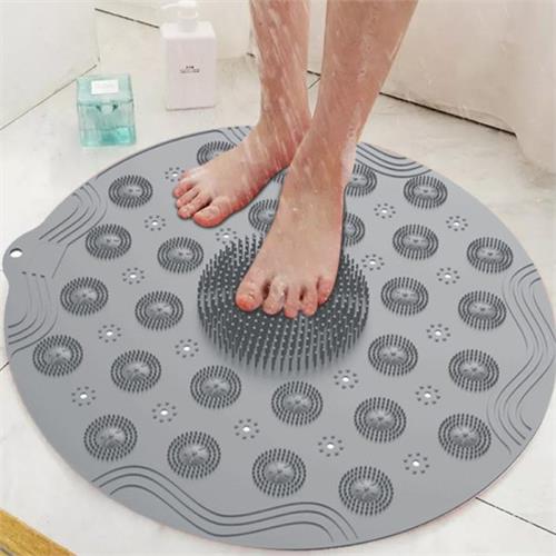 Silicone Non-Slip Bathroom Massage Foot Pad