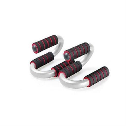 Gym Fitness Workout Push Up Bar Red