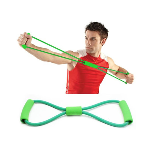 Resistance Training Bands Tube Workout Exercise tube for Yoga 8 Type Fashion Body Building Fitness Equipment Tool