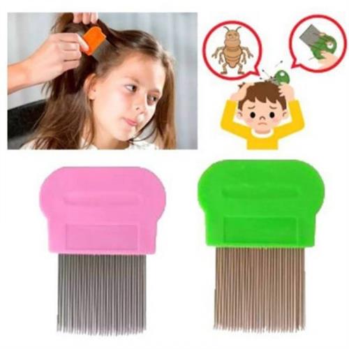 Hair Lice Comb Brushes Terminator Fine Egg Dust Nit Free Removal Stainless Steel flea Comb